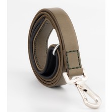 OEM Hakiki Yağlı Deri Köpek Gezdirme Kayışı, Ultra Dayanıklı Köpek Gezdirme, Lüks ve Kaliteli Deri Yürüyüş Kayışı (Haki, Small)