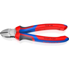 TeknoKapsül Knipex Yan Keskiler Siyah Attramentize, Çok Bileşenli Çeneler ile 180 mm 70 02 180