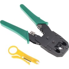 OEM Rj9 RJ12 RJ45 Sıkıcı Sıkma Network Pensesi Kablo Soyucu Set Cat5 Internet Ucu Çakma
