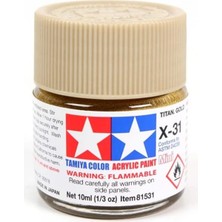 OEM X-31 Titanium Gold Parlak Akrilik Boya (10 Ml)