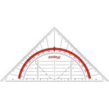 OEM Helit M028600 – Gönye Geo-Flex, 16 Cm, Şeffaf