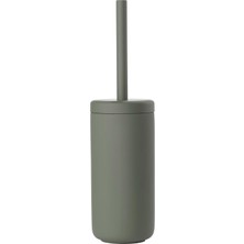 TeknoKapsül Zone Ume Tuvalet Fırçası, Çap 10, Yükseklik 38,7 Cm, Zeytin Yeşili