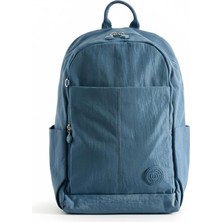 TeknoKapsül Louisiana Polo Bolsas Kadın Okul Sırt Çanta Mavi 1089
