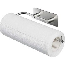 TeknoKapsül Deltahome Paslanmaz Çelik Kağıt Havluluk Aparatı Inox SS304 - Kendinden Yapışkanlı