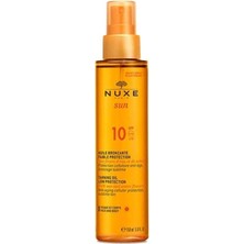 TeknoKapsül Nuxe Sun Bronzlaştırıcı Yüz ve Vücut Yağı SPF10 150 ml