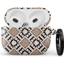 TeknoKapsül Burga Apple Airpods 3 ile Uyumlu Kılıf, Monogram