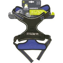 HemenGo Hiking Reflektörlü Köpek Göğüs Tasması Mavi Xlarge 50-110 cm