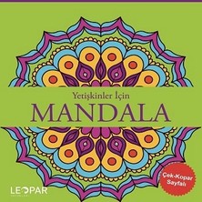 Leopar Yayınları Yetişkinler Için Mandala - Yeşil