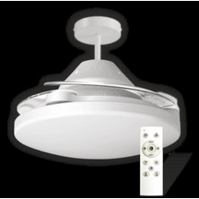 Marsilyan™- 1 Adet Cata Ct 1156 Dolunay 72W Fanlı Kumandalı LED Ampul 3 Renk