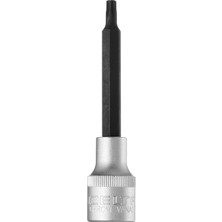 OEM Izeltaş 1113064227 T 27 1/2" Uzun Star (Tor X) Uçlu Lokma Anahtar (100 Mm), Krom, T27