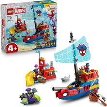 TeknoKapsül LEGO Marvel Spidey ve Inanılmaz Arkadaşları Spidey Takımı Korsan Gemisi 11208-4 Yaş ve Üzeri Çocuklar Için Minifigür Içeren Yaratıcı Oyuncak Yapım Seti, Çocuklar Için Hediye Fikri (201 Parça)