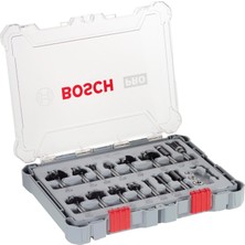 OEM Professional 15 Parça Freze Seti (Ahşap Için, 8 mm Şaftlı Üst Frezeler Için Aksesuar)