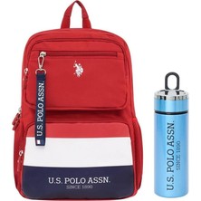 TeknoKapsül U.s. Polo Assn. U.s. Polo. Assn. Unisex Okul Çanta Seti PLSET2417018,KIRMIZI Tek Ebat