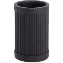 TeknoKapsül System Reçine Tezgah Üstü Diş Fırçalığı Siyah Siyah Renk 124X80X80 mm