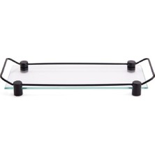 TeknoKapsül System Banyo Tepsisi Cam/siyah 36X125X312 mm