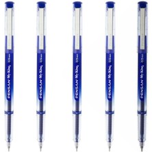 OEM My King Iğne Uçlu Metal Klipsli Jel Tükenmez Kalem 0.5 mm Mavi - 5 Adet GNSRKFAZ914