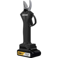 OEM Alman 128 Vf 10 Ah Profesyonel Çift Akülü Bağ Makası Dal Budama Kesme Makası Makinesi Çantalı Siyah