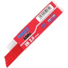 OEM Kalem Ucu 2.0mm 2b Mikro 2b Kalem Ucu 2mm Kırmızı 3 Adet