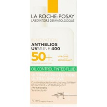 TeknoKapsül Anthelios UVMUNE400 Oil Control Fluide SPF50 Karma ve Yağlı Için Renkli Yüz Güneş Kremi 50ML