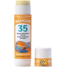 OEM Badger Çocuk (Turuncu) Güneş Kremi Stick SPF35 (Kolay Sürülüm) 18.4 gr