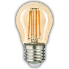 Hsc Bilişim 1 Adet Cata Ct 4283 LED Rustik Ampul 4W Amber Işık E27 Duy