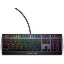 TeknoKapsül Alienware Düşük Profilli Rgb Oyun Klavyesi AW510K: Alienfx Tuş Başına Rgb LED - Medya Kontrolleri ve USB Geçiş - Cherry Mx Düşük Profil Kırmızı Anahtarlar