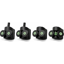 OEM Duşakabin Tekerlek Seti 4 Adet (2 Üst + 2 Alt) 2x2 Sistem Uyumlu Kayar Cam Kapı Ray Tekerleri, Evrensel Yedek Parça, Sessiz ve Akıcı Kayma Performansı, Paslanmaya Dayanıklı