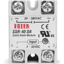 OEM SSR-40DA Ssr Röle 40A Ac 24-380V Tek Fazlı Solid State Röle Elektronik Anahtar Termostat Resiztans Motor Lamba Makine