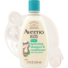 TeknoKapsül Aveeno Baby Kids 2'si 1 Arada Nemlendirici Şampuan ve Saç Kremi 354ML
