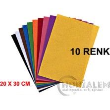 OEM 10 Renk, Keçe, A4 Boyutunda, Okul El Işi Keçesi, Hobi Keçesi
