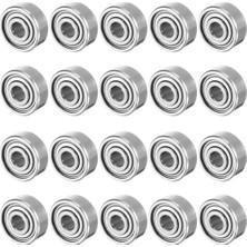 OEM Dünya Magnet 623ZZ Rulman, 20 Adet, Metal Mühürlü Minyatür Bilya, (3X10X4 Mm), 3D Mikro Yazıcı Rulmanı