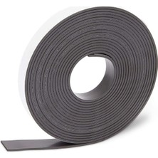 OEM Dünya Magnet 5 Metre Yapışkanlı Şerit Mıknatıs Magnet Kes Kullan, Genişlik 12 mm - Kalınlık 1,2 mm