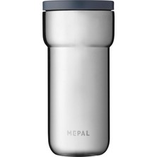 TeknoKapsül Mepal Ellipse Termos Kupa, 375 Ml, Fırçalanmış, Kahve Demliği, Termos Bardak, Çay Bardağı, Sızdırmaz, Paslanmaz Çelik, Termik Fincan, Neredeyse Tüm Içecek Tutucularına Uyar
