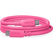 TeknoKapsül Røde SC27 Superspeed Usb-C - Usb-C Kablosu, 5 Gbps'ye Kadar Hızlı Veri Aktarımı ve 60 W Güç Kaynağı (2 M, Pembe)