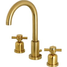 TeknoKapsül Fauceture FSC8923DX Concord Yaygın Banyo Bataryası, Fırçalanmış Pirinç