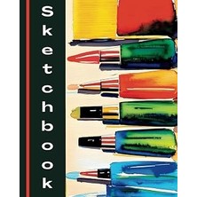 TeknoKapsül Independently Published Sketchbook: Color Sketchbook Size 8”X10”,120 Empty Pages,note,sketch And Drawing