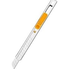 OEM Snap-Of Kupa Cep Tip Ince Metal Maket Bıçağı Dar Maket Bıçağı A-1p Aluminyum Gövde Bıçak Otomatik Kilitli Profesyonel Falçata 9X80 LENTH:132 M