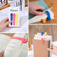 Marsilyan 3’lü Otomatik Kitap Ayıracı – Akıllı Silikon Yer Imi Klips Seti, Okuma Severler Için Pratik Kitap Aksesuarı (4887)