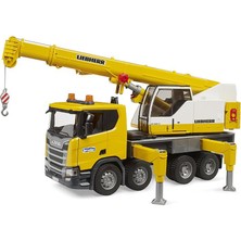 TeknoKapsül Bruder Scania 560R Liebherr Vinçli Kamyon BR03571, Çok Renkli