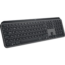 TeknoKapsül Logitech Mx Keys S Kablosuz Klavye, Düşük Profil, Akıcı Hassas Sessiz Yazma, Programlanabilir Tuşlar, Arkadan Aydınlatma, Bluetooth, USB C Şarj Edilebilir, Siyah