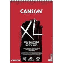 TeknoKapsül Canson Xl Yağlı Boya ve Akrilik Spiralli Blok 30F A3 290G - 400110402