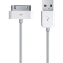 OEM iPhone 4/s Hızlı Data ve Şarj&amp;şarj Kablosu, Beyaz