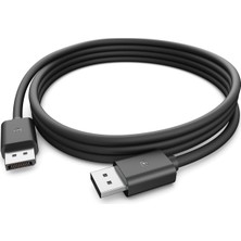 TeknoKapsül Dell Displayport 1.4 Kablo – CB325D, 1,8 M, 8k @60Hz & 4K @120Hz, Hdr, Tak ve Çalıştır, Geriye Dönük Uyumlu – Siyah