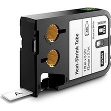 TeknoKapsül Dymo Xtl Isıyla Küçülen Etiketi,12 mm x 2.7 M Byz/syh