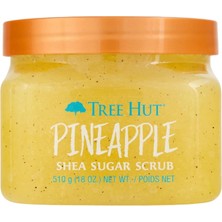 TeknoKapsül Tree Hut Ananas Shea Şeker Ovma | Peeling Vücut Ovma Yumuşak ve Nemli Bir His Için Ölü, Kuru Cildi Temizler | Besleyici Temel Vücut Bakımı | 18 Oz.