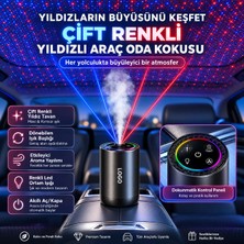 Azurtech Akıllı Araba Hava Spreyi, Aromaterapi Koku Difüzörleri Yağlar Nemlendirici, Ultrasonik Atomizer, Ayarlanabilir Konsantrasyon, Otomatik Açma/kapama, Dahili Pil