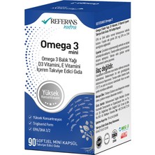 Referans Nutra Omega 3 Mini 90 Softjel Kapsül