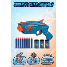Farbu Oyuncak Sniper 3 Soft Blast Dart Fırlatıcı Hedefli Oyuncak