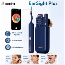 Bebird EarSight Plus HD Kameralı Akıllı Görsel Kulak Temizleme Cihazı- Mavi