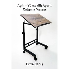 Forada Home & Style Açı ve Yükseklik Ayarlı Laptop Masası - Çalışma Masası  (50X70CM)